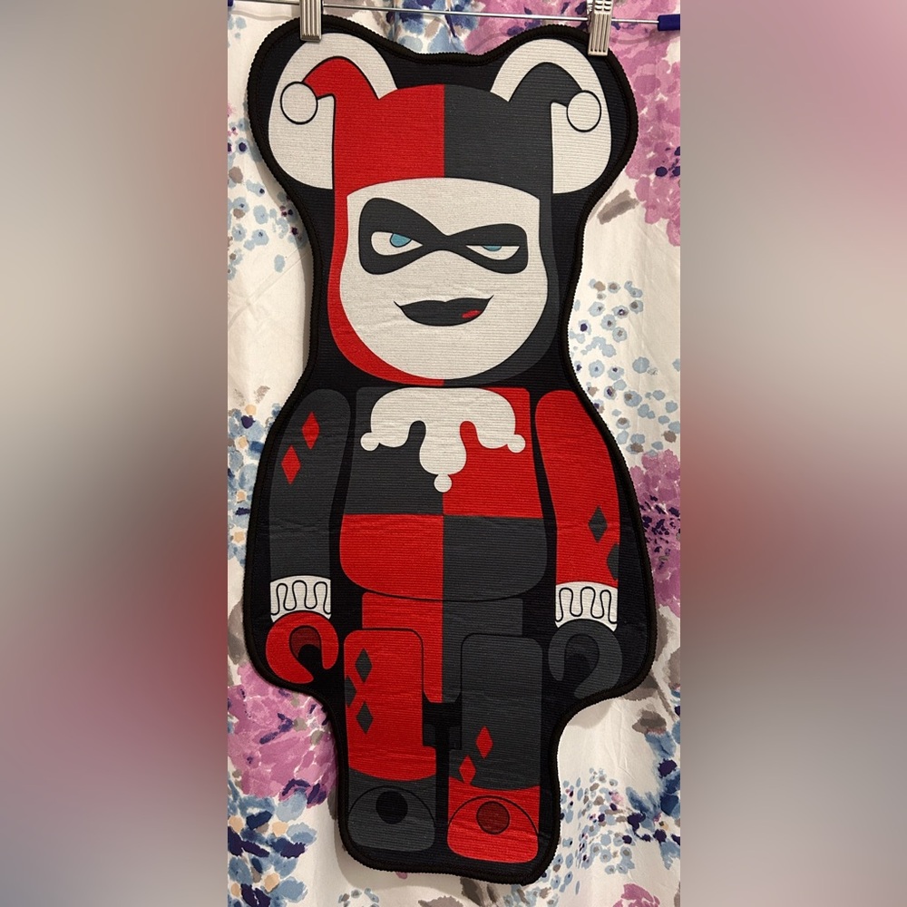 Harley Quinn x Bearbrick Rug – Brand New Accent Decor | 30”x13”